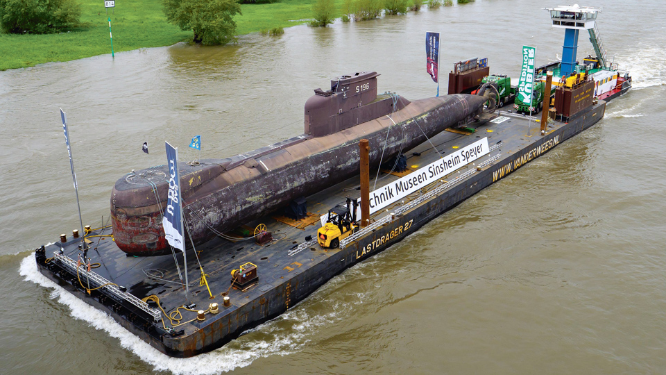 Von Kiel nach Sinsheim: U-Boot unternimmt letzte Reise